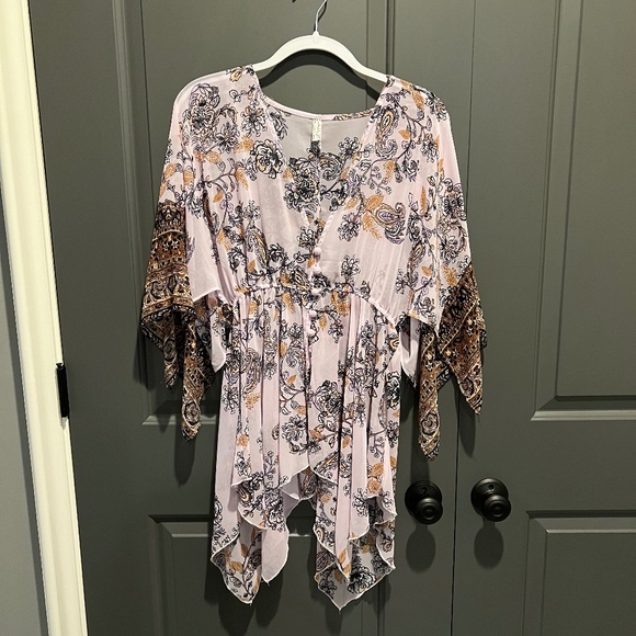 Free People Dream State Robe Lilac-Size Small - Picture 1 of 10